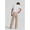 image:imageCOOFANDY Baggy Sweatpants Men Wide Leg Cotton Joggers for Men with Pockets  2 in 1 Design Ankle Drawcord Cotton Blend Wide Leg 3 Deep Pockets Drawstring Waist Y2K Loungewear Gym WorkoutKhaki