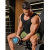 image:imageCOOFANDY Mens Cotton Tank Tops Workout Summer Sleeveless Muscle Gym Shirts Athletic Beach Tee Shirt PackBlackwhite