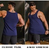 image:imageCOOFANDY Mens Cotton Tank Tops Workout Summer Sleeveless Muscle Gym Shirts Athletic Beach Tee Shirt PackNavy Blue