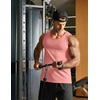 image:imageCOOFANDY Mens Cotton Tank Tops Workout Summer Sleeveless Muscle Gym Shirts Athletic Beach Tee Shirt PackPink