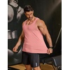 image:imageCOOFANDY Mens Cotton Tank Tops Workout Summer Sleeveless Muscle Gym Shirts Athletic Beach Tee Shirt PackPink