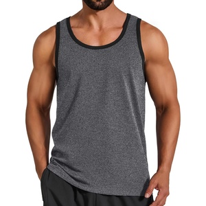 image:imageCOOFANDY Mens Cotton Tank Tops Workout Summer Sleeveless Muscle Gym Shirts Athletic Beach Tee Shirt PackGrey Black