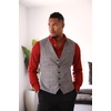 image:imageCOOFANDY Men Casual Suit Vest Formal Dress Vest Slim Fit Waistcoat Business WeddingGrey