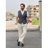image:imageCOOFANDY Men Casual Suit Vest Formal Dress Vest Slim Fit Waistcoat Business WeddingLine Grey