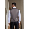 image:imageCOOFANDY Men Casual Suit Vest Formal Dress Vest Slim Fit Waistcoat Business WeddingLine Grey