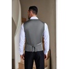 image:imageCOOFANDY Men Casual Suit Vest Formal Dress Vest Slim Fit Waistcoat Business WeddingLine White Grey