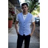 image:imageCOOFANDY Men Casual Suit Vest Formal Dress Vest Slim Fit Waistcoat Business WeddingSky Blue
