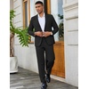 image:imageCOOFANDY Mens 2 Piece Suits Slim Fit Two Button Blazer Pants Set for Casual Business WeddingBlack