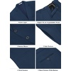 image:imageCOOFANDY Mens 2 Piece Suits Slim Fit Two Button Blazer Pants Set for Casual Business WeddingBlue