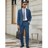 image:imageCOOFANDY Mens 2 Piece Suits Slim Fit Two Button Blazer Pants Set for Casual Business WeddingBlue