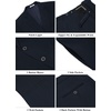 image:imageCOOFANDY Mens 2 Piece Suits Slim Fit Two Button Blazer Pants Set for Casual Business WeddingNavy Blue