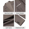 image:imageCOOFANDY Mens Blazer Casual Sport Coats Lightweight Sports Jacket  One Button Notched Lapel 4 Functional Pockets Double Back Vent Classic Fit Ideal for Weddings amp Proms amp PartiesTea Grey