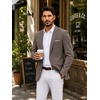 image:imageCOOFANDY Mens Blazer Casual Sport Coats Lightweight Sports Jacket  One Button Notched Lapel 4 Functional Pockets Double Back Vent Classic Fit Ideal for Weddings amp Proms amp PartiesTea Grey