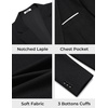 image:imageCOOFANDY Mens Blazer Casual Sport Coats Lightweight Sports Jacket  One Button Notched Lapel 4 Functional Pockets Double Back Vent Classic Fit Ideal for Weddings amp Proms amp PartiesBlack