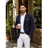 image:imageCOOFANDY Mens Blazer Casual Sport Coats Lightweight Sports Jacket  One Button Notched Lapel 4 Functional Pockets Double Back Vent Classic Fit Ideal for Weddings amp Proms amp PartiesNavy Blue