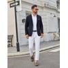 image:imageCOOFANDY Mens Blazer Casual Sport Coats Lightweight Sports Jacket  One Button Notched Lapel 4 Functional Pockets Double Back Vent Classic Fit Ideal for Weddings amp Proms amp PartiesNavy Blue