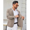 image:imageCOOFANDY Mens Blazer Casual Sport Coats Lightweight Sports Jacket  One Button Notched Lapel 4 Functional Pockets Double Back Vent Classic Fit Ideal for Weddings amp Proms amp PartiesKhaki