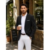 image:imageCOOFANDY Mens Blazer Casual Sport Coats Lightweight Sports Jacket  One Button Notched Lapel 4 Functional Pockets Double Back Vent Classic Fit Ideal for Weddings amp Proms amp PartiesBlack