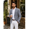 image:imageCOOFANDY Mens Blazer Casual Sport Coats Lightweight Sports Jacket  One Button Notched Lapel 4 Functional Pockets Double Back Vent Classic Fit Ideal for Weddings amp Proms amp PartiesGrey