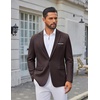 image:imageCOOFANDY Mens Blazer Casual Sport Coats Lightweight Sports Jacket  One Button Notched Lapel 4 Functional Pockets Double Back Vent Classic Fit Ideal for Weddings amp Proms amp PartiesBrown