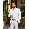 image:imageCOOFANDY Mens Blazer Casual Sport Coats Lightweight Sports Jacket  One Button Notched Lapel 4 Functional Pockets Double Back Vent Classic Fit Ideal for Weddings amp Proms amp PartiesWhite