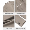 image:imageCOOFANDY Mens Blazer Casual Sport Coats Lightweight Sports Jacket  One Button Notched Lapel 4 Functional Pockets Double Back Vent Classic Fit Ideal for Weddings amp Proms amp PartiesKhaki