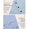 image:imageCOOFANDY Mens Suit Vests Slim Fit Waistcoat Notch Lapel Casual Formal VestLight Blue