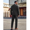 image:imageCOOFANDY Mens Suits 2 Piece Classic Fit Casual Suits Set 2 Button SuitBlack
