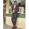 image:imageCOOFANDY Mens Suits 2 Piece Classic Fit Casual Suits Set 2 Button SuitDark Grey