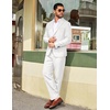 image:imageCOOFANDY Mens Suits 2 Piece Classic Fit Casual Suits Set 2 Button SuitWhite