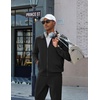 image:imageCOOFANDY Mens Athletic Tracksuit 2 Piece Sweat Suits Jacket and Pants SetBlack
