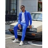image:imageCOOFANDY Mens Athletic Tracksuit 2 Piece Sweat Suits Jacket and Pants SetBlue