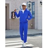 image:imageCOOFANDY Mens Athletic Tracksuit 2 Piece Sweat Suits Jacket and Pants SetBlue