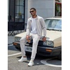image:imageCOOFANDY Mens Athletic Tracksuit 2 Piece Sweat Suits Jacket and Pants SetLight Gray