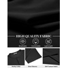 image:imageCOOFANDY Mens Henley Shirts Short Sleeve Texture Casual Button Tee Shirts01black