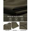 image:imageCOOFANDY Mens Henley Shirts Short Sleeve Texture Casual Button Tee ShirtsArmy Green