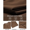 image:imageCOOFANDY Mens Henley Shirts Short Sleeve Texture Casual Button Tee ShirtsBrowm