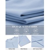 image:imageCOOFANDY Mens Henley Shirts Short Sleeve Texture Casual Button Tee ShirtsLight Blue