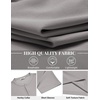 image:imageCOOFANDY Mens Henley Shirts Short Sleeve Texture Casual Button Tee ShirtsLight Grey