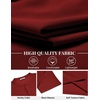 image:imageCOOFANDY Mens Henley Shirts Short Sleeve Texture Casual Button Tee ShirtsWine Red