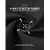 image:imageCOOFANDY Mens Golf Pants ClassicFit 303234 Work Dress TrousersBlack