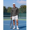 image:imageCOOFANDY Mens Polo Shirts Long Sleeve UPF 50 Moisture Wicking Golf ShirtGray