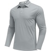image:imageCOOFANDY Mens Polo Shirts Long Sleeve UPF 50 Moisture Wicking Golf ShirtSage Green