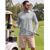 image:imageCOOFANDY Mens Polo Shirts Long Sleeve UPF 50 Moisture Wicking Golf ShirtSage Green