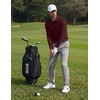 image:imageCOOFANDY Mens Polo Shirts Long Sleeve UPF 50 Moisture Wicking Golf ShirtWine Red