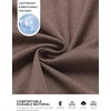 image:imageCOOFANDY Mens Quarter Zip Pullover Golf Shirts Mock Neck Casual SweatshirtBrown