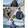 image:imageCOOFANDY Mens Quarter Zip Pullover Golf Shirts Mock Neck Casual SweatshirtBurgendy