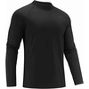 image:imageCOOFANDY Mens Thermal Fleece Shirt Mock Turtle Neck Base Layer Long Sleeve Athletic Warm Undershirt01 Black
