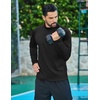 image:imageCOOFANDY Mens Thermal Fleece Shirt Mock Turtle Neck Base Layer Long Sleeve Athletic Warm Undershirt01 Black