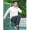 image:imageCOOFANDY Mens Thermal Fleece Shirt Mock Turtle Neck Base Layer Long Sleeve Athletic Warm Undershirt02 Bleached